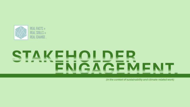 Stakeholder Engagement (Including Sustainability-Related Insights)